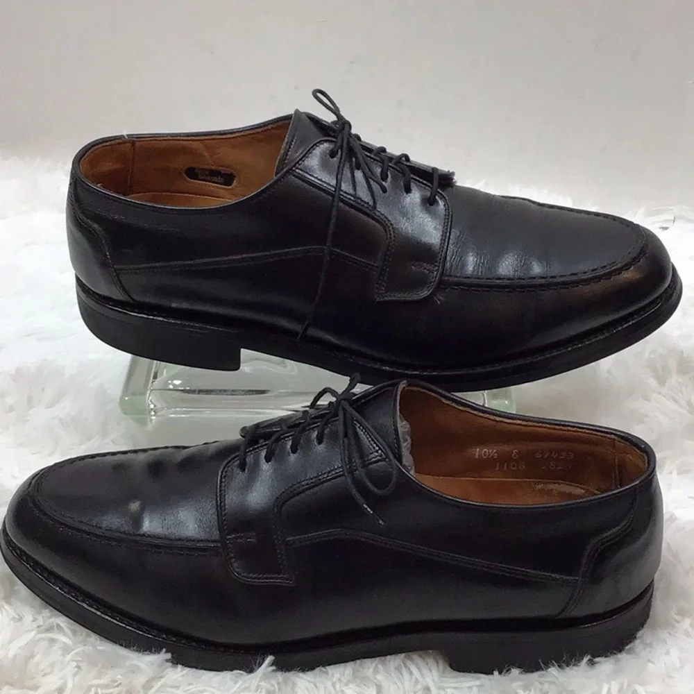Allen Edmonds black leather lace up dress shoes 10.5E